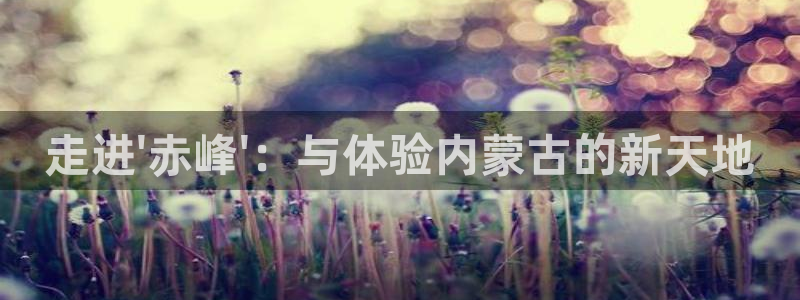 必发集团网站app：走进\'赤峰\'：与体验内蒙古的新天地